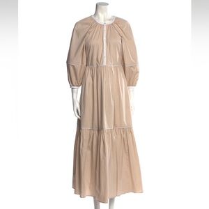 Staud Crew Neck Long Dress